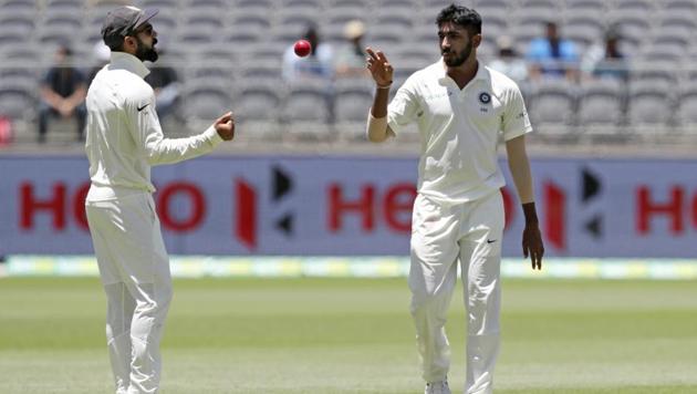 File photo of Virat Kohli (left) and Jasprit Bumrah. (AP) File photo of Virat Kohli (left) and Jasprit Bumrah. (AP)
