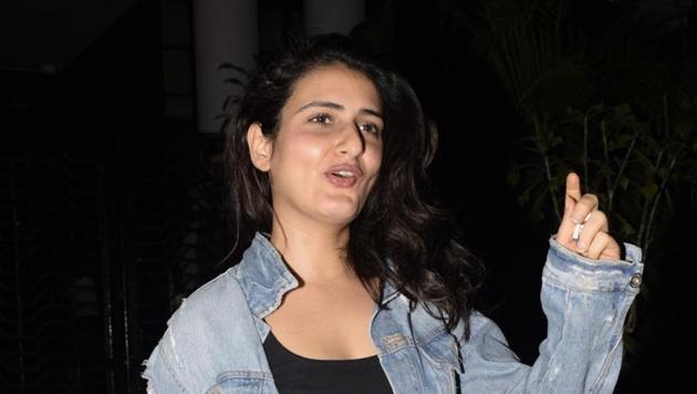 Fatima Sana Shaikh seen at Soho house in Mumbai.(IANS)