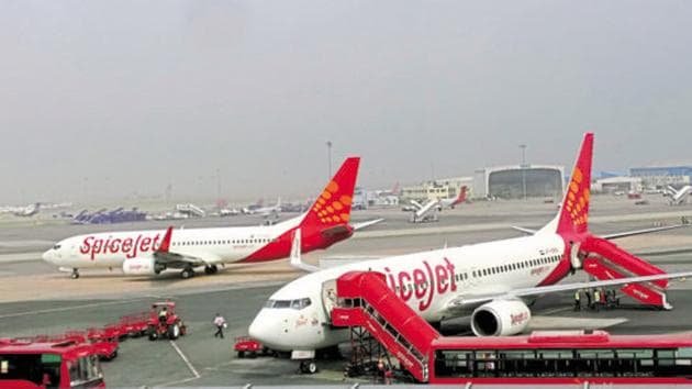 SpiceJet on Wednesday cancelled 14 flights after the DGCA issued an order to ground all Boeing 737-MAX planes and banned the planes from the Indian airspace from 4pm onwards till further decision.(Mint)