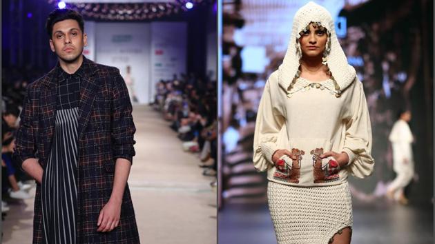 Lotus Make-Up India Fashion Week AW’ 2019 Day 1 was about redefining sustainability, revisiting roots and gender-neutral fashion.(Lotus Make-Up India Fashion Week)