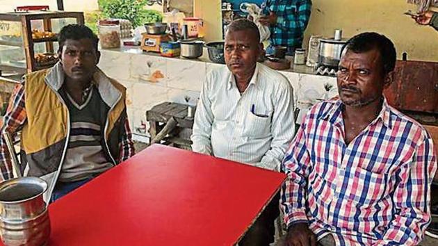 In Saharanpur’s Nanauta, a group of men from Jatav community calls the Centre anti-Dalit and voices support for the BSP. (HT Photo) In Saharanpur’s Nanauta, a group of men from Jatav community calls the Centre anti-Dalit and voices support for the BSP. (HT Photo)