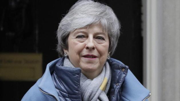 Britain's Prime Minister Theresa May leaves Downing Street in London. (AP) Britain's Prime Minister Theresa May leaves Downing Street in London. (AP)