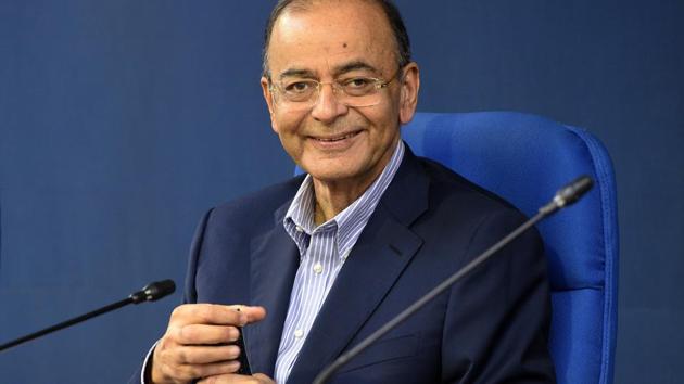 Arun Jaitley said Modi as a quick learner has demonstrated his ability to take quick decisions on complicated matters with clarity and determination.(Mohd Zakir/HT PHOTO)