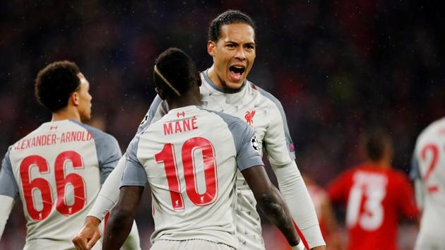 Liverpool's Sadio Mane celebrates scoring their third goal with Virgil van Dijk. (Action Images via Reuters) Liverpool's Sadio Mane celebrates scoring their third goal with Virgil van Dijk. (Action Images via Reuters)