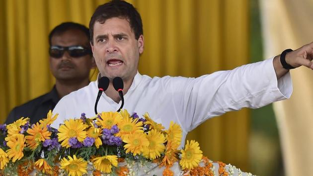 Congress president Rahul Gandhi on Wednesday said his party will wrap up alliances with regional parties in Bihar and Jammu and Kashmir by the end of this week. (PTI) Congress president Rahul Gandhi on Wednesday said his party will wrap up alliances with regional parties in Bihar and Jammu and Kashmir by the end of this week. (PTI)