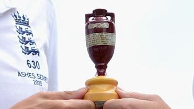 File photo of the Ashes urn.(Getty Images)