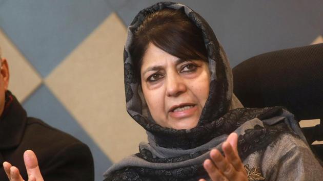 PDP chief Mehbooba Mufti has started consultations with senior party leaders to finalise candidates for the 2019 Lok Sabha Elections. (Waseem Andrabi / HT File) PDP chief Mehbooba Mufti has started consultations with senior party leaders to finalise candidates for the 2019 Lok Sabha Elections. (Waseem Andrabi / HT File)