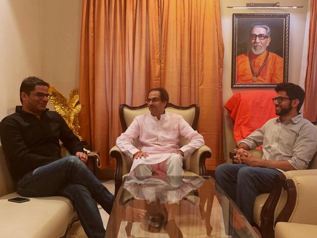 Prashant Kishor meets Shiv Sena chief Uddhav Thackeray at the latter's residence in Mumbai on Tuesday. (ANI) Prashant Kishor meets Shiv Sena chief Uddhav Thackeray at the latter's residence in Mumbai on Tuesday. (ANI)