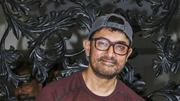 Aamir Khan was last seen in Thugs of Hindostan and has now announced that he is working on the look for Laal Singh Chaddha - an adaptation of Forest Gump.(PTI)