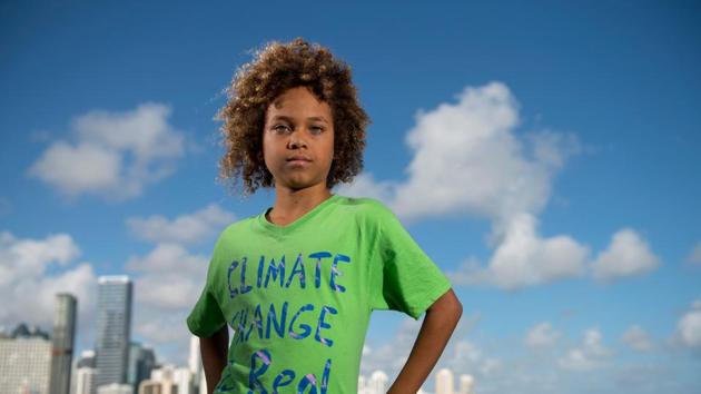 Levi Draheim, 11, from Indian Harbour Beach, Florida, just south of Cape Canaveral. (AFP Photo) Levi Draheim, 11, from Indian Harbour Beach, Florida, just south of Cape Canaveral. (AFP Photo)