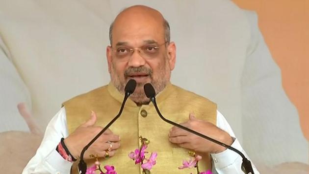 Bharatiya Janata Party (BJP) president Amit Shah on Friday sat down with senior leaders of the party from Bihar to iron out differences with ally Janata Dal (United).(ANI) Bharatiya Janata Party (BJP) president Amit Shah on Friday sat down with senior leaders of the party from Bihar to iron out differences with ally Janata Dal (United).(ANI)