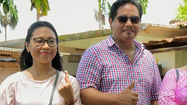 NPP national president and Meghalaya Chief Minister Conrad K Sangma chaired the meeting of the central election committee of the party in Delhi which was attended by party leaders from various states in the NE region. (PTI)
