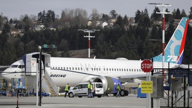 US aerospace giant Boeing is suspending deliveries of its top-selling 737 MAX aircraft following a second deadly crash, but production of the planes will continue, a company spokesman told AFP.(AP) US aerospace giant Boeing is suspending deliveries of its top-selling 737 MAX aircraft following a second deadly crash, but production of the planes will continue, a company spokesman told AFP.(AP)