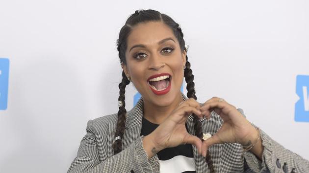 Lilly Singh arrives at WE Day California at The Forum in Inglewood.(Richard Shotwell/Invision/AP) Lilly Singh arrives at WE Day California at The Forum in Inglewood.(Richard Shotwell/Invision/AP)