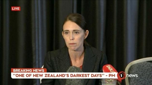 New Zealand media initially reported between nine and 27 people killed, but the death toll could not be confirmed. Police has now raised the death toll to 49, but it is unclear how many attackers were involved. “This is one of New Zealand’s darkest days,” said Prime Minister Jacinda Ardern. “Clearly what has happened here is an extraordinary and unprecedented act of violence.” (TVNZ / via REUTERS TV) New Zealand media initially reported between nine and 27 people killed, but the death toll could not be confirmed. Police has now raised the death toll to 49, but it is unclear how many attackers were involved. “This is one of New Zealand’s darkest days,” said Prime Minister Jacinda Ardern. “Clearly what has happened here is an extraordinary and unprecedented act of violence.” (TVNZ / via REUTERS TV)