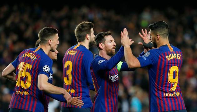 Barcelona's Argentinian forward Lionel Messi(AFP)