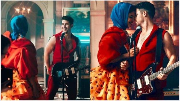 Priyanka Chopra stars in the Jonas Brothers’ Sucker video.