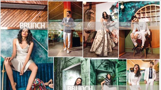 Presenting myriad ways to flaunt this hue anytime of the day. Location courtesy: Antidot Waterbar Cafe, Delhi; Art direction: Amit Malik; Models: Deepika (Ninjas Model Management) and Umaid Khan; Make-up and hair: Anuj Dogra(Shivamm Paathakl)