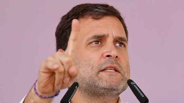Congress president Rahul Gandhi addressing Parivartan Rally in Dehradun on Saturday. (Photo/Twitter/INCIndia) Congress president Rahul Gandhi addressing Parivartan Rally in Dehradun on Saturday. (Photo/Twitter/INCIndia)