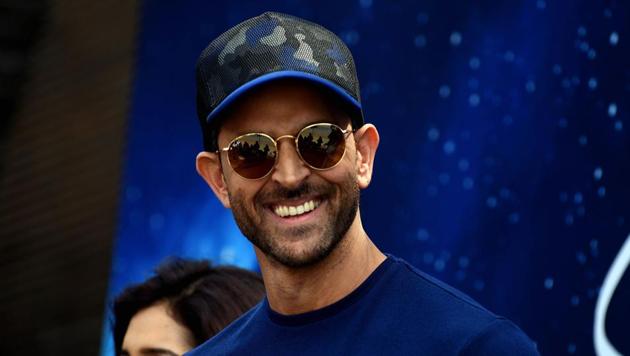 Hrithik Roshan takes part in a blessing event for the start of the upcoming film Smile Please in Mumbai on March 1, 2019.(AFP)