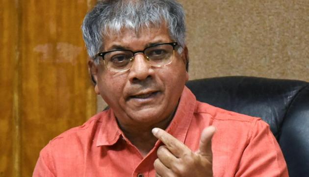 Prakash Ambedkar said it was a rumour spread by the Congress-NCP that he was splitting their votes to benefit the ruling parties.(PTI/File Photo)