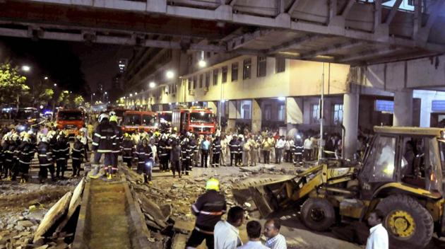 Since September 2017, a total of 31 people have lost their lives in three separate bridge-related mishaps in Mumbai. (AP) Since September 2017, a total of 31 people have lost their lives in three separate bridge-related mishaps in Mumbai. (AP)