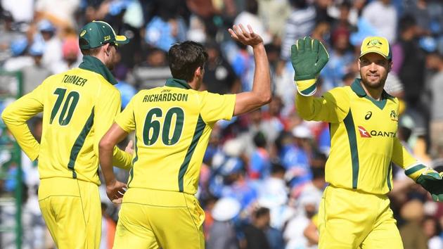 Australia in action against India on their recent tour. (AFP) Australia in action against India on their recent tour. (AFP)