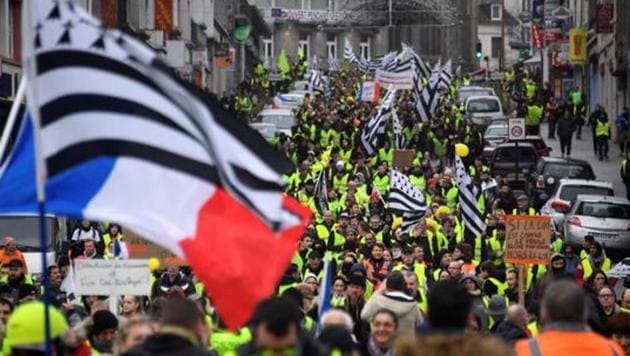Rioters looted and torched shops and businesses on the famed Champs-Elysees avenue in Paris on Saturday, on the 18th weekend of French “yellow vest” protests, characterised by a sharp increase in violence after weeks of dwindling turnout. (AFP) Rioters looted and torched shops and businesses on the famed Champs-Elysees avenue in Paris on Saturday, on the 18th weekend of French “yellow vest” protests, characterised by a sharp increase in violence after weeks of dwindling turnout. (AFP)