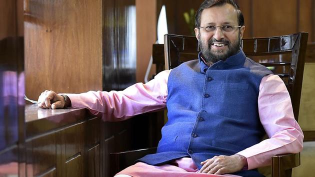 ‘New education policy ready, will come after elections’, Union minister Prakash Javadekar indicated.(Raj K Raj/HT File Photo)