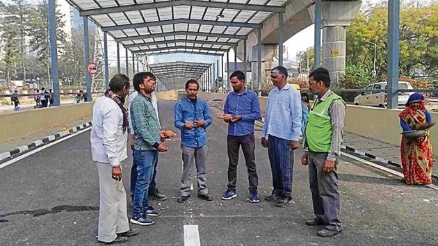 After a delay of over one-and-a-half years, the Iffco Chowk underpass was finally opened to traffic on Sunday morning by the National Highways Authority of India (NHAI), much to the relief of commuters.(Handout)