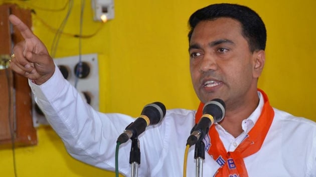 Pramod Sawant was Goa assembly Speaker before he was chosen to succeed Manohar Parrikar as chief minister.(HT PHOTO)