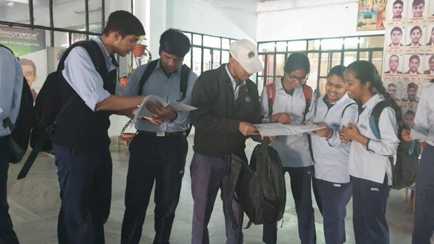 ICSE Physical Education Paper analysis 2019 : Students in Lucknow found ICSE Physical Education Examination of Council for the Indian School Certificate Examination (CISCE) very easy and direct. (Rajeev Mullick/HT photo) ICSE Physical Education Paper analysis 2019 : Students in Lucknow found ICSE Physical Education Examination of Council for the Indian School Certificate Examination (CISCE) very easy and direct. (Rajeev Mullick/HT photo)