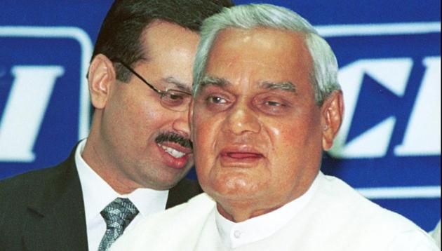 Former prime minister Atal Bihari Vajpayee and former deputy prime minister Lal Krishna Advani, BJP leaders Jagmohan have been members of Parliament from the New Delhi Lok Sabha seat.(HT Photo)