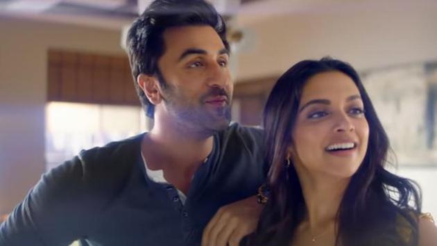 Deepika Padukone and Ranbir Kapoor in a still from their recent ad.