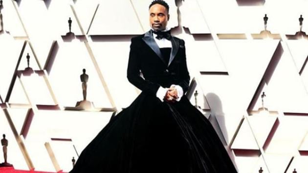 Porter, the black and gay breakout star of the FX series ‘Pose,’ had bucked traditional Academy Award attire - fancy frocks for the ladies and basic tuxedos for men.(Billy Porter/Instagram)