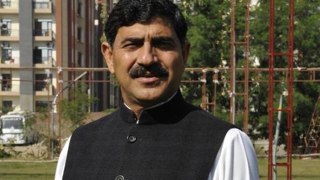 Jugal Kishore Sharma is the BJP member of parliament from the Jammu-Poonch Lok Sabha constituency.(HT Photo)