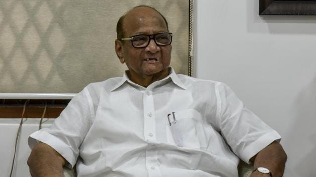 Nationalist Congress Party chief Sharad Pawar has stepped back from his earlier decision to contest the Lok Sabha elections from Madha in Maharashtra. (Kunal Patil/HT Photo) Nationalist Congress Party chief Sharad Pawar has stepped back from his earlier decision to contest the Lok Sabha elections from Madha in Maharashtra. (Kunal Patil/HT Photo)