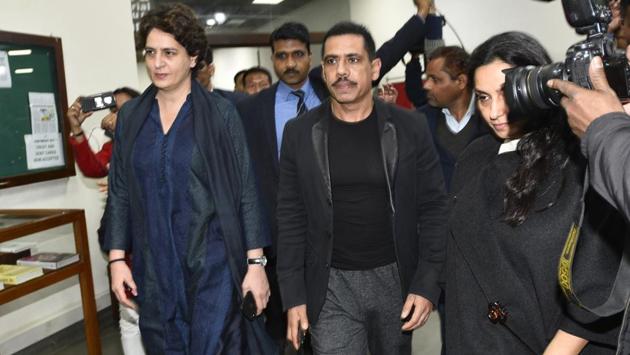 A Delhi court on Tuesday extended Robert Vadra’s anticipatory bail in a money laundering case till March 25 and asked him to join the probe in the matter after the Enforcement Directorate said he was required for custodial interrogation. (Burhaan Kinu / HT File) A Delhi court on Tuesday extended Robert Vadra’s anticipatory bail in a money laundering case till March 25 and asked him to join the probe in the matter after the Enforcement Directorate said he was required for custodial interrogation. (Burhaan Kinu / HT File)