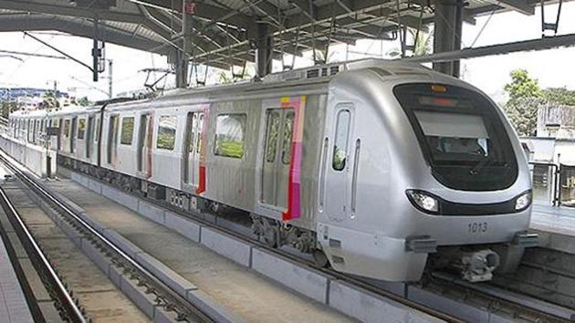 A file photo of the Mumbai Metro.(HT File) A file photo of the Mumbai Metro.(HT File)
