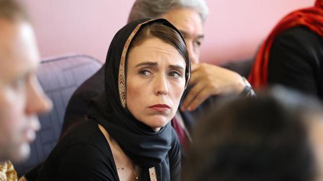 New Zealand Prime Minister Jacinda Ardern meets representatives of the Muslim community at Canterbury refugee centre in Christchurch, New Zealand. (REUTERS) New Zealand Prime Minister Jacinda Ardern meets representatives of the Muslim community at Canterbury refugee centre in Christchurch, New Zealand. (REUTERS)