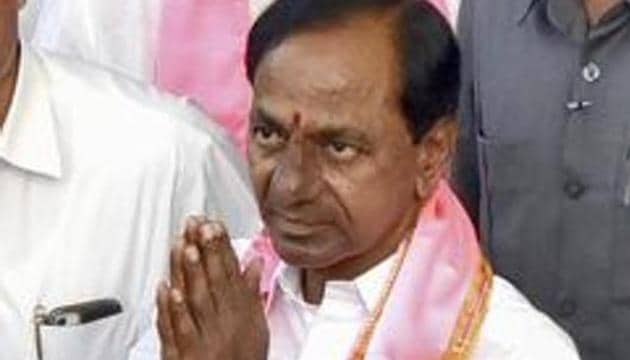 Telangana Rashtra Samithi (TRS) chief K Chandrasekhar Rao on Tuesday accused the BJP of diverting people’s attention from fundamental issues like unemployment and under-development of the country by raking up issues like Ram Janmabhoomi.(PTI FILE PHOTO)