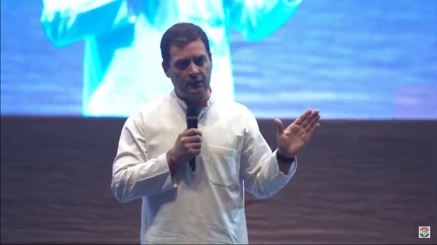 Congress president Rahul Gandhi said Prime Minister Narendra Modi had made his office a “Publicity Minister’s Office” and that he was very good at marketing himself. (Congress/Youtube) Congress president Rahul Gandhi said Prime Minister Narendra Modi had made his office a “Publicity Minister’s Office” and that he was very good at marketing himself. (Congress/Youtube)