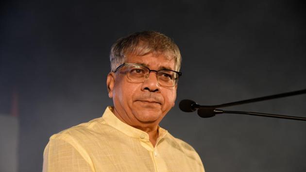 Vanchit Bahujan Aaghadi (VBA) chief Prakash Ambedkar(HT File Photo)