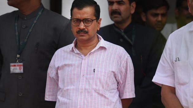 Arvind Kejriwal, in a tweet in Hindi, said Narendra Modi wants the whole country try to become ‘chowkidar’ (watchman). (Raj K Raj/HT Photo) Arvind Kejriwal, in a tweet in Hindi, said Narendra Modi wants the whole country try to become ‘chowkidar’ (watchman). (Raj K Raj/HT Photo)