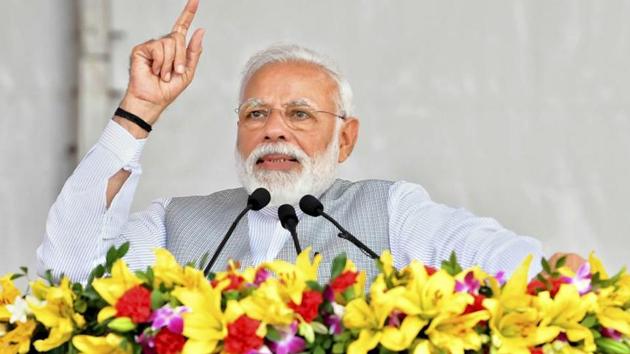 Seeking a second term in Prime Minister’s office, Modi wrote in a blog that institutional insult was the Congress’s way.(PTI File Photo)