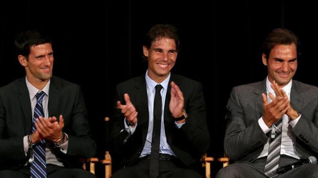 File image of Novak Djokovic, Rafael Nadal and Roger Federer.(Getty Images) File image of Novak Djokovic, Rafael Nadal and Roger Federer.(Getty Images)