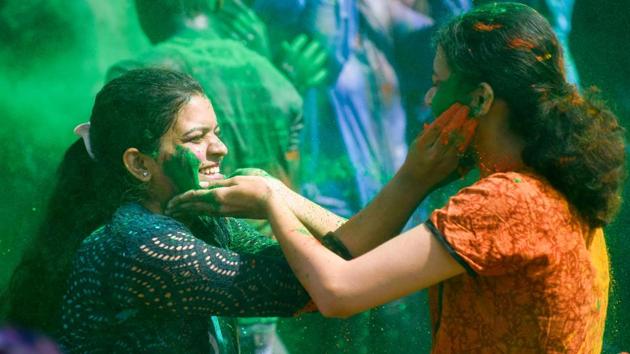 Holi gets us close to our religion and our mythology as it is essentially the celebration of various legends associated with the festival. (SANKET WANKHADE/HT PHOTO) 