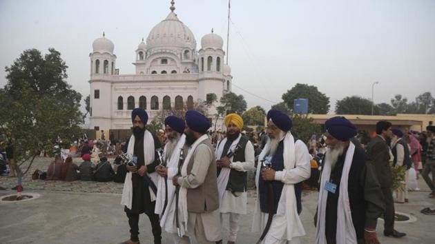 Acting on a request from Indian politician Navjot Singh Sidhu, the Pakistan government has decided not to construct structures on land near Gurdwara Darbar Sahib at Kartarpur that was used by Guru Nanak for farming. Pakistan information minister Fawad Chaudhry said this decision was taken on Tuesday to review progress in work on the Kartarpur Corridor, which will be opened to Indian pilgrims in November. (K.M. Chaudary / AP File) Acting on a request from Indian politician Navjot Singh Sidhu, the Pakistan government has decided not to construct structures on land near Gurdwara Darbar Sahib at Kartarpur that was used by Guru Nanak for farming. Pakistan information minister Fawad Chaudhry said this decision was taken on Tuesday to review progress in work on the Kartarpur Corridor, which will be opened to Indian pilgrims in November. (K.M. Chaudary / AP File)
