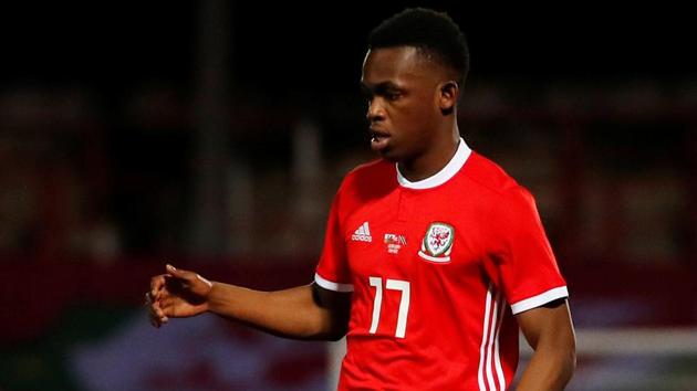 Wales' Rabbi Matondo in action.(Reuters)