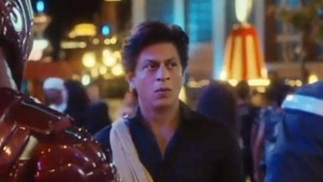 Shah Rukh Khan in the new Avengers promotional video.
